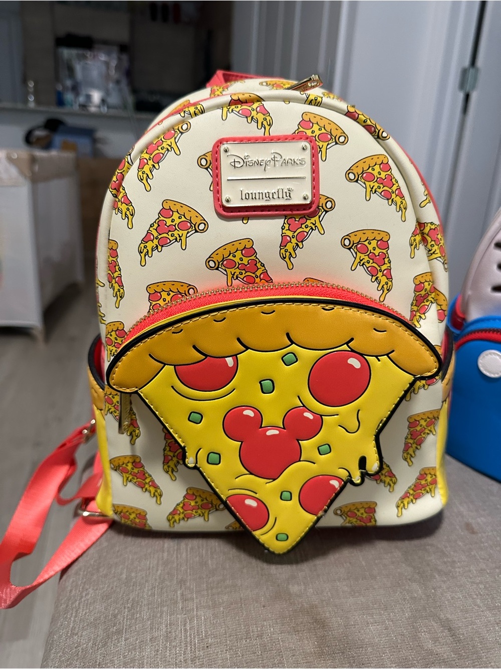 NWT Disney Parks x Loungefly EATS Series Pizza Slice Mini Backpack